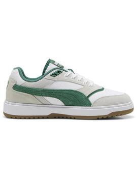 Zapatillas puma doublecourt prm blanco verde de hombre.