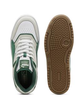 Zapatillas puma doublecourt prm blanco verde de hombre.