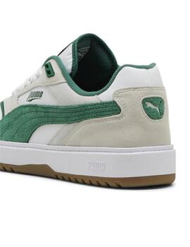 Zapatillas puma doublecourt prm blanco verde de hombre.