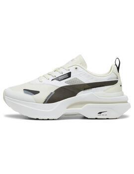 Zapatillas puma kosmo rider blanco beige de mujer.