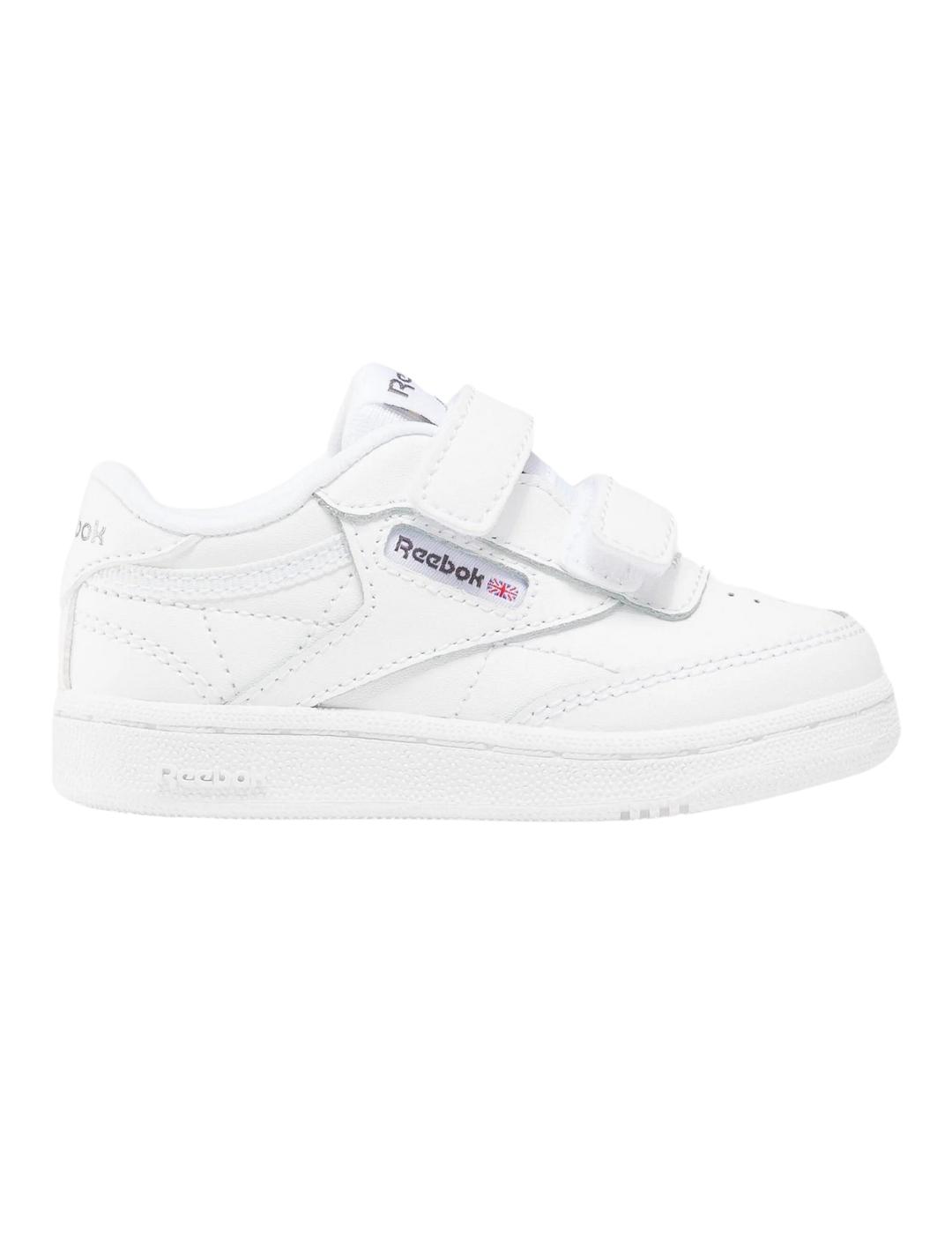 Zapatillas reebok club c v2 blanco de bebé.