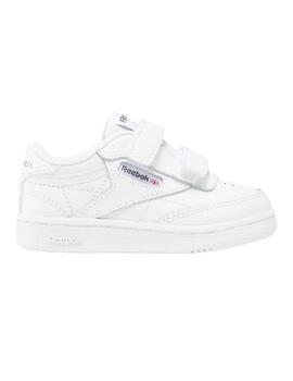 Zapatillas reebok club c v2 blanco de bebé.