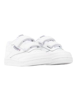 Zapatillas reebok club c v2 blanco de bebé.