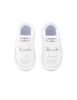 Zapatillas reebok club c v2 blanco de bebé.