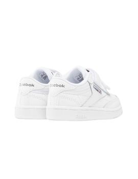 Zapatillas reebok club c v2 blanco de bebé.