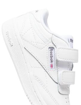 Zapatillas reebok club c v2 blanco de bebé.