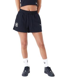 pantalon corto new era new york yankees negro de mujer.