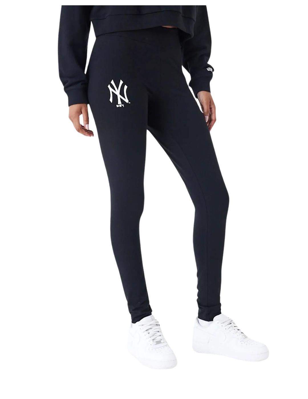 leggins new era new york yankees  mlb negro de mujer.