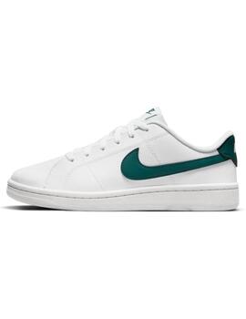 Zapatillas nike court royale 2 blanco verde de hombre.