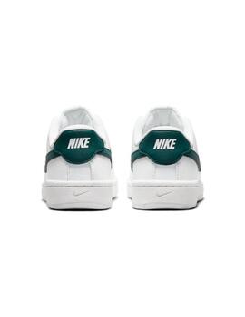 Zapatillas nike court royale 2 blanco verde de hombre.