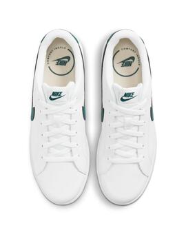 Zapatillas nike court royale 2 blanco verde de hombre.