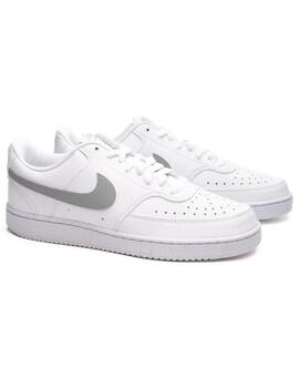 Zapatillas nike court vision lo nn blanco gris de hombre.