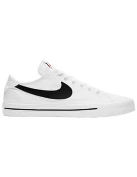 Zapatillas nike court legacy canvas blanco de hombre.