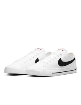 Zapatillas nike court legacy canvas blanco de hombre.