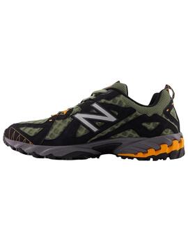 Zapatillas new balance ml610tap verde naranja de hombre.