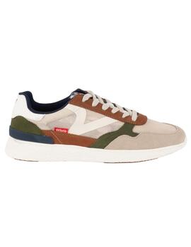 Zapatillas victoria 1985 anima sport retro beige de hombre.