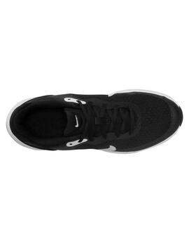 Zapatillas nike revolution 7 gs negro de niño.