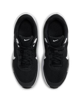 Zapatillas nike revolution 7 gs negro de niño.