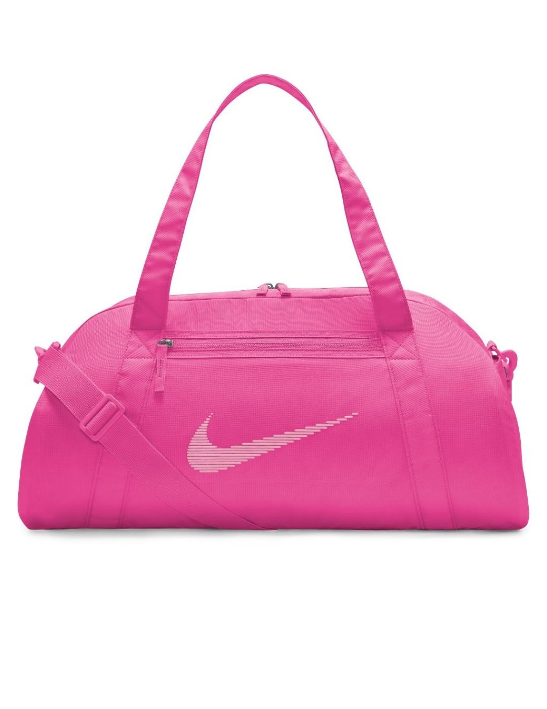 Bolsa de deporte nike gym club duffle rosa de mujer.