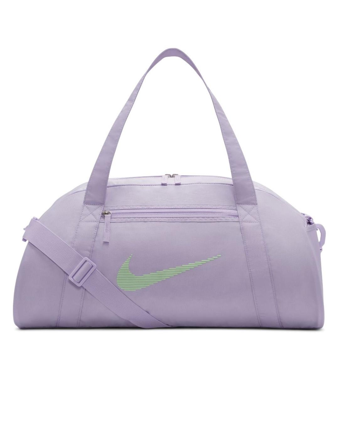 Bolsa de deporte nike gym club duffel violeta de mujer.