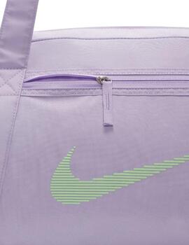 Bolsa de deporte nike gym club duffel violeta de mujer.