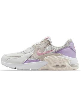 Zapatillas nike air max excce blanco violeta de mujer.