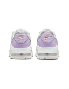 Zapatillas nike air max excce blanco violeta de mujer.
