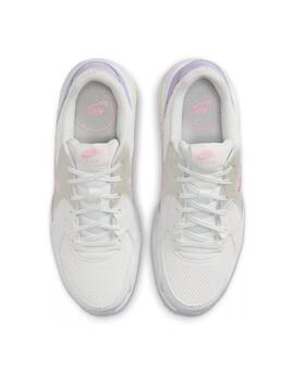 Zapatillas nike air max excce blanco violeta de mujer.