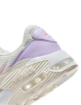 Zapatillas nike air max excce blanco violeta de mujer.