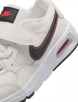 Zapatillas nike air max sc blanco coral de niño.