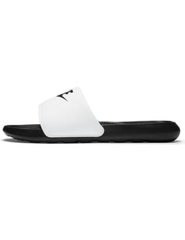 chanclas nike victori one blanco negro de hombre.