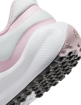 Zapatillas nike revolution 7 psv rosa de niña.