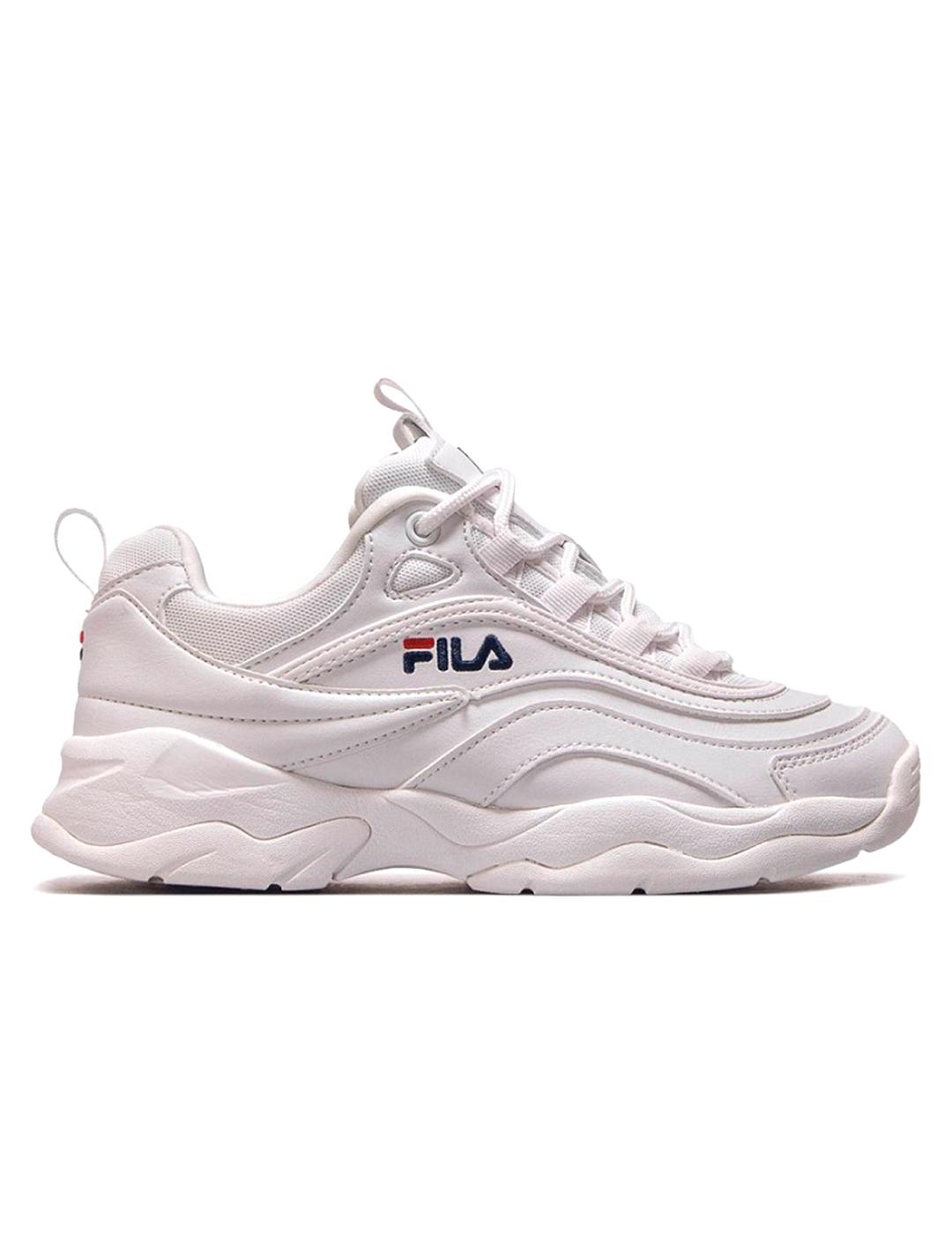 Zapatillas de Mujer FILA RAY LOW WMN BLANCO