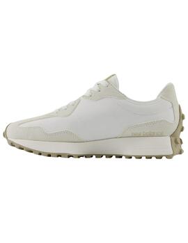 Zapatillas new balance ws327kg blanco beige de mujer.