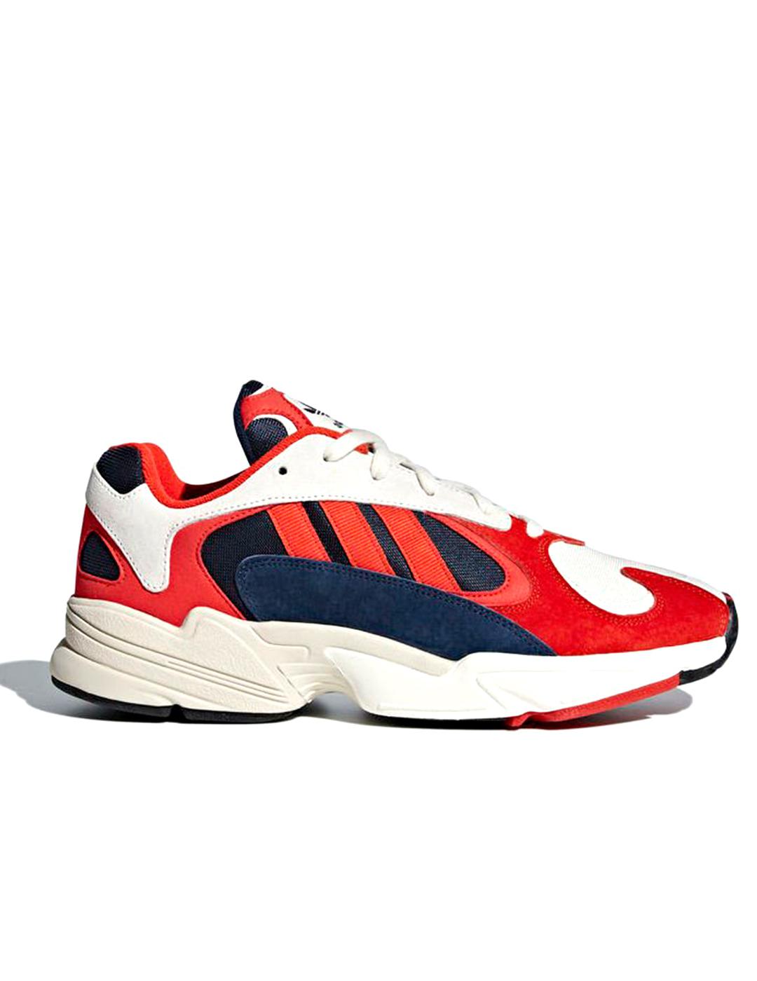 Mantenimiento Evaluable Mamá Zapatillas de Hombre ADIDAS YUNG-1 BEIGE ROJO