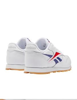 Zapatillas de Niño CLASSIC LEATHER BLANCO LOGO