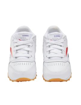 Zapatillas de Niño CLASSIC LEATHER INF BLANCO LOGO