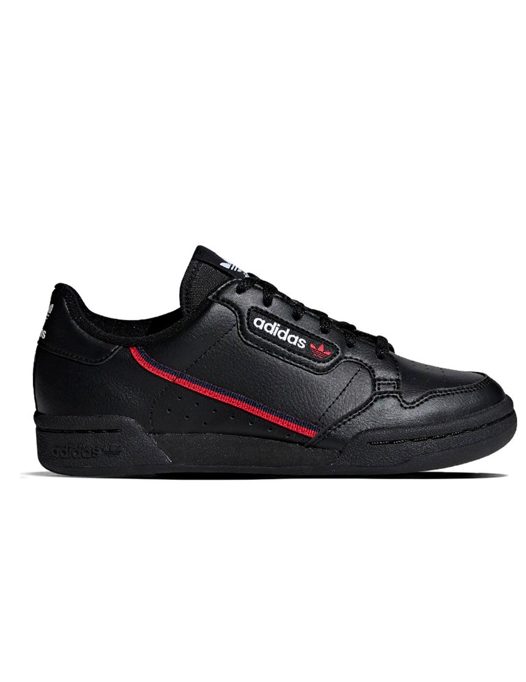 Zapatillas de Chica ADIDAS CONTINENTAL 80 J NEGRO