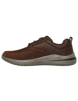 Zapatillas skechers glavine marron de hombre.
