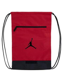 Gymsack jordan air sport rojo unisex.
