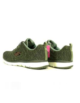 Zapatillas de Mujer SKECHERS 13077 OLV VERDE