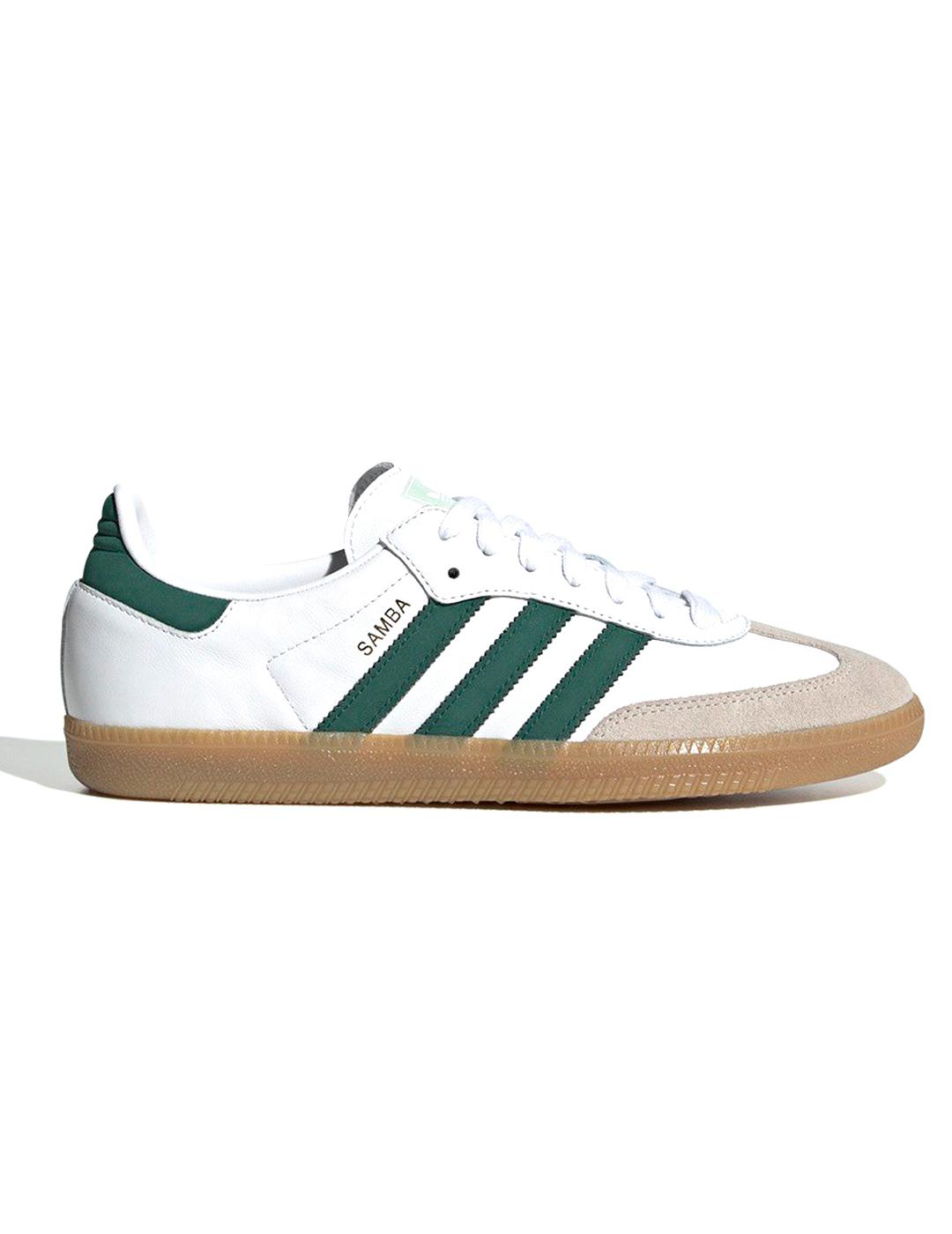 Chillido Complaciente Gato de salto Zapatillas de Hombre ADIDAS SAMBA OG BLANCO VERDE