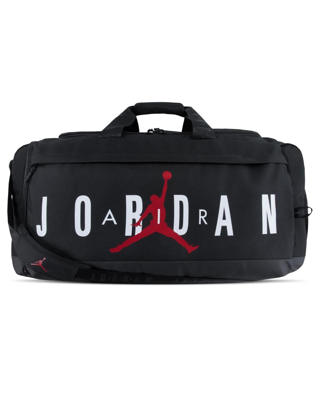 bolsa de deporte jordan jam Velocity Duffle negro de niño.