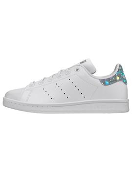 Zapatillas de Chica STAN SMITH J PLATA BRILLO