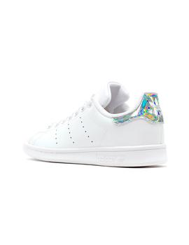 Zapatillas de Chica STAN SMITH J PLATA BRILLO