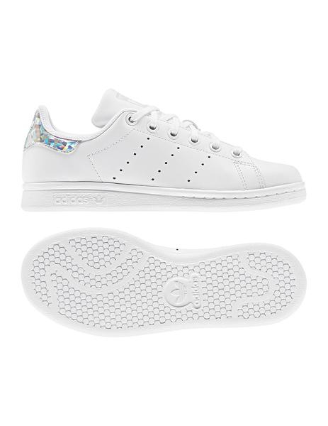 Cabina legumbres dramático Zapatillas de Chica STAN SMITH J PLATA BRILLO