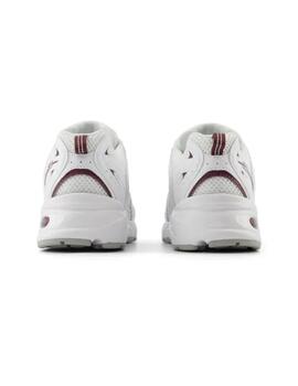 Zapatillas new balance u530csf blanco granate de mujer.