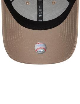 Gorra new era 9forty ess marrón de hombre.