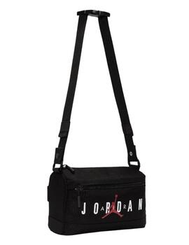 Bolso bandolera jordan jumpman negro unisex.