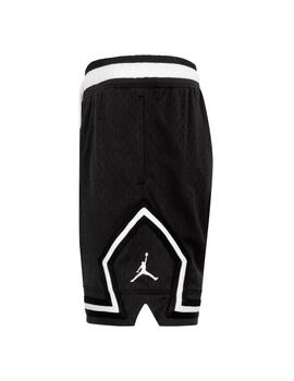 Pantalon corto jordan air diamond negro de niño.
